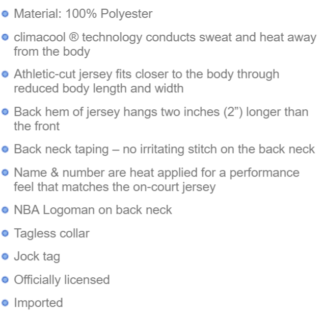 nba precious metals jersey